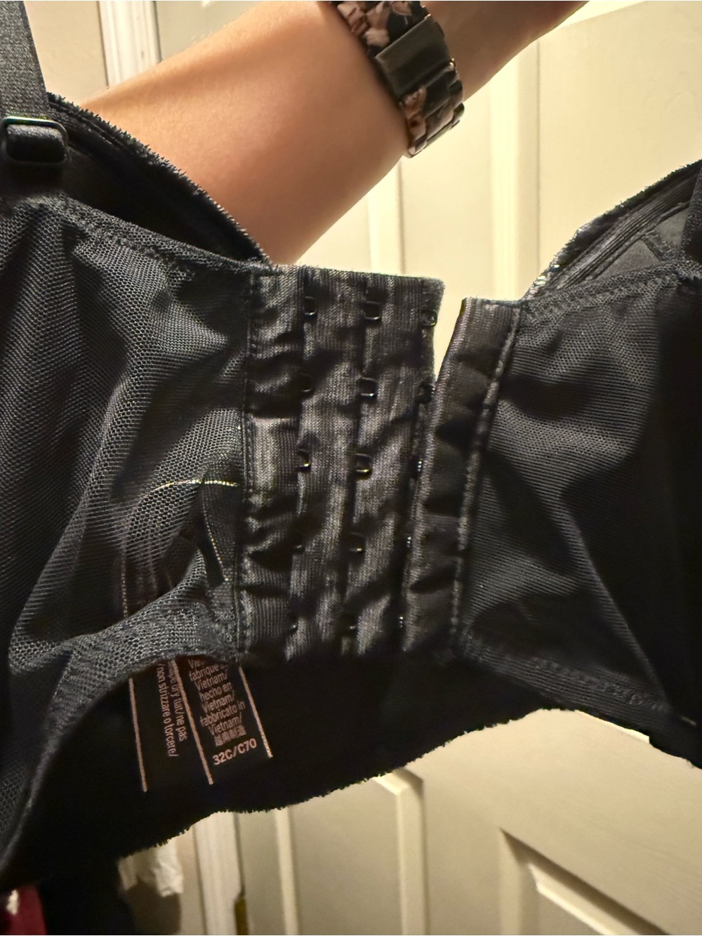 Victoria's Secret Black Velvet Longline Bustier Bra - Picture 3 of 5
